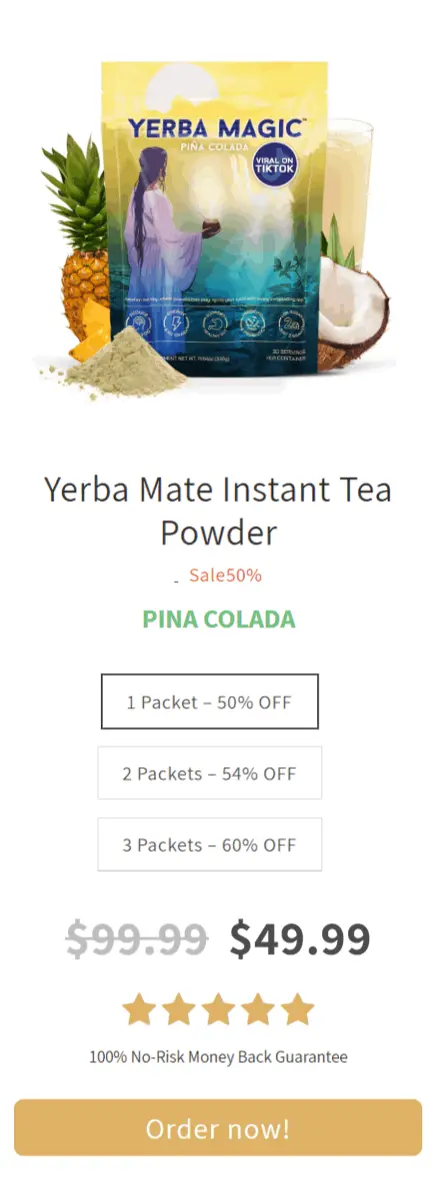 Yerba Magic offer price 